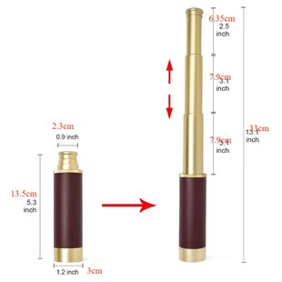 海盗望远镜单筒复古伸缩儿童25x30高倍高清夜视成人迷你户外便携