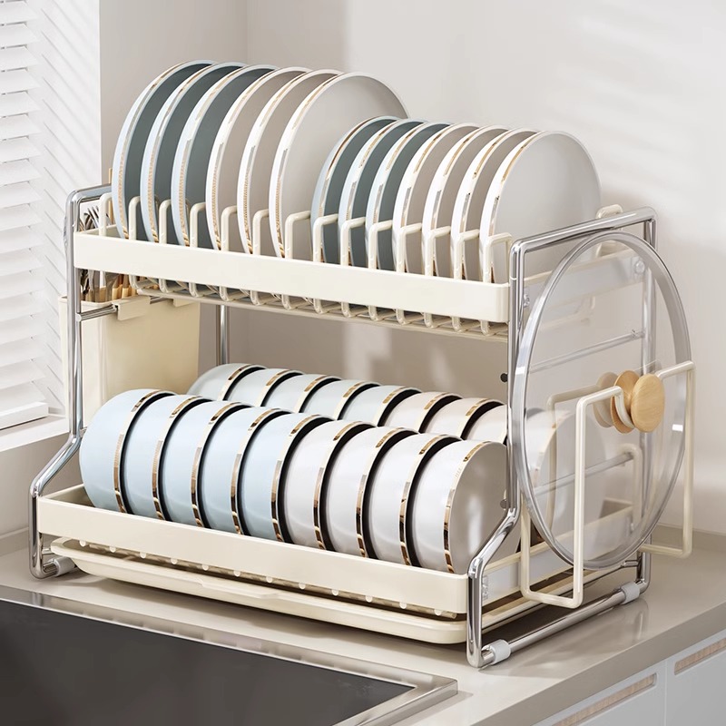 德国厨房碗架沥水架置物架新款2024台面家用放碗盘碗筷碗碟收纳架
