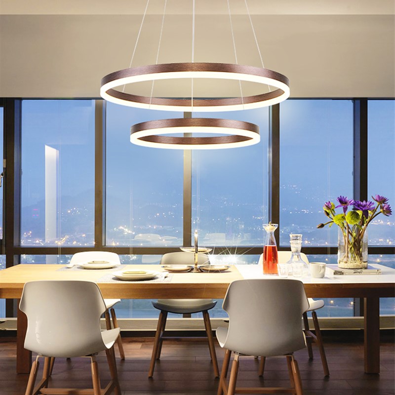 现代简约 LED客厅灯2020年新款网红服装店铺餐厅商用超亮餐厅吊灯