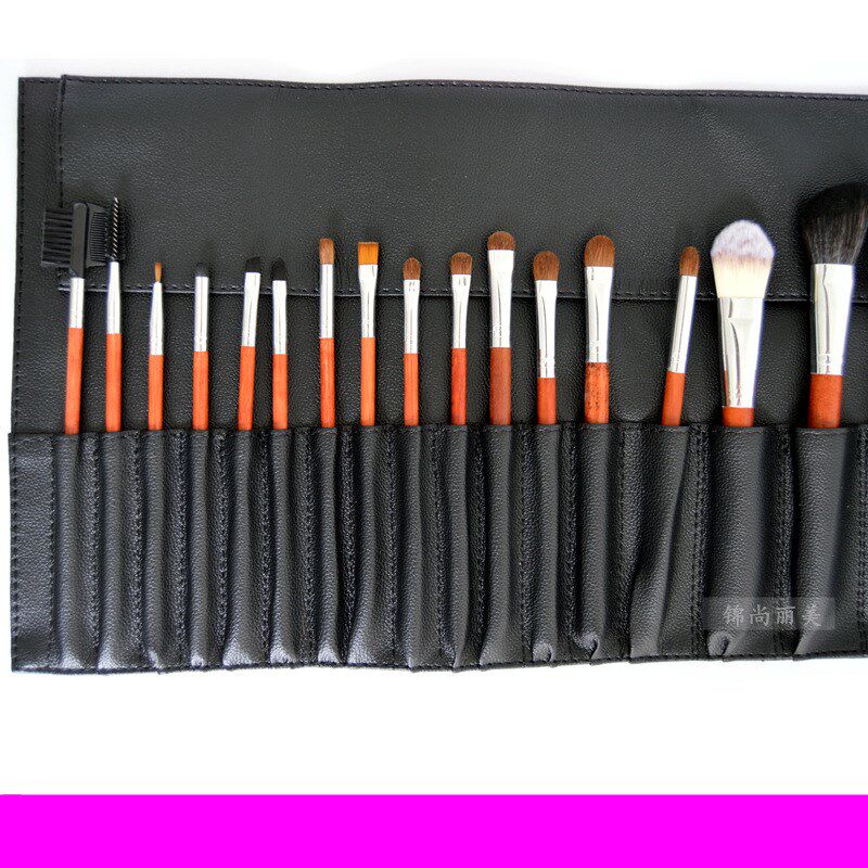 套刷 化妆师 专业 影楼18y支动物毛专业化妆刷套装 学校套刷