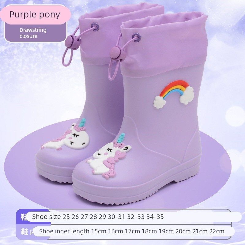 儿童雨鞋女童束口加绒男童防滑水鞋四季卡通可爱雨靴小孩,童鞋/婴儿鞋/亲子鞋,雨靴,淘宝优惠券,粉丝福利购,淘宝优惠卷