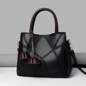 时尚 软皮妈妈款 包包女夏2023新款 大容量手提包中年单肩背包斜挎包