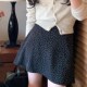 春p秋季 新款 法式 波点孕妇半身裙短款 显瘦小个子雪纺a字托腹短裙裤