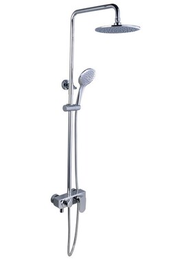 黑色淋浴花洒套装家用 全铜冷热淋浴器F花洒开平水暖卫浴LM1007B