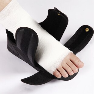 春夏透气脚趾骨折包扎穿的鞋子可走路下地脚套受伤脚踝打石膏鞋