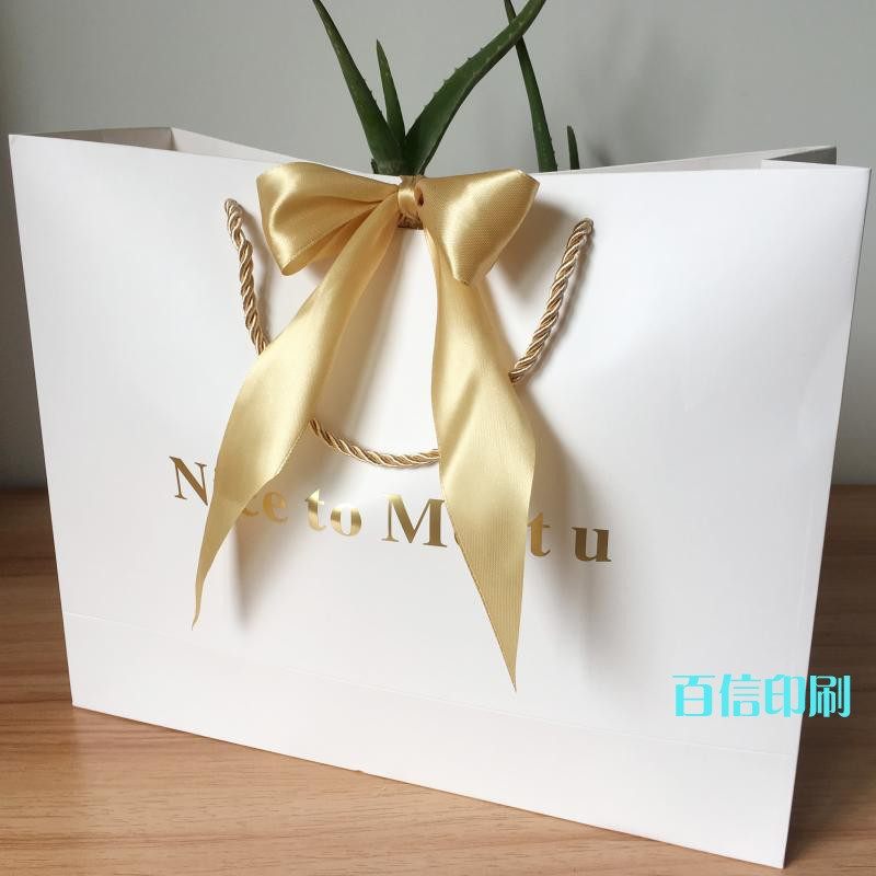 服装袋定做印logo购物t手提袋子定制女服装店纸袋礼品袋手拎包装