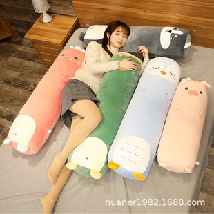 大号恐龙玩d具公仔床上超软懒人侧睡夹腿睡觉抱枕可爱布娃娃可拆