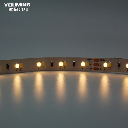 CRI90高显指灯带 2835双色温 192灯/M 12V 2700-6500K 8mm 10W/路