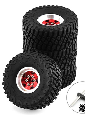 1/18 TRX4M路虎烈马1.0英寸轮胎轮毂 攀爬车铝合金轮毂 SCX24 FMS