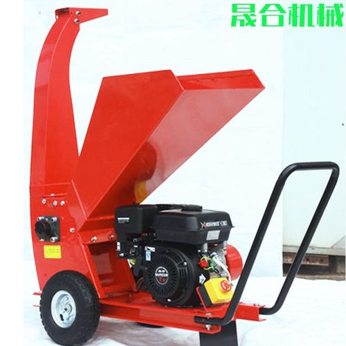 小型汽油树枝粉碎机 果园林业树枝条秸秆粉碎 柴油移动碎枝机