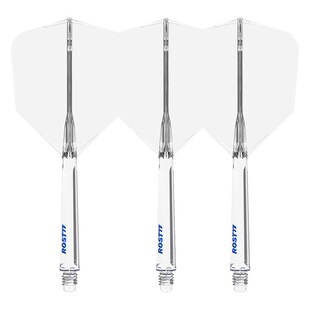 CUESOUL/Q獣 ROST 77高透明一体双色飞镖镖翼大方叶赛级尾翼配件