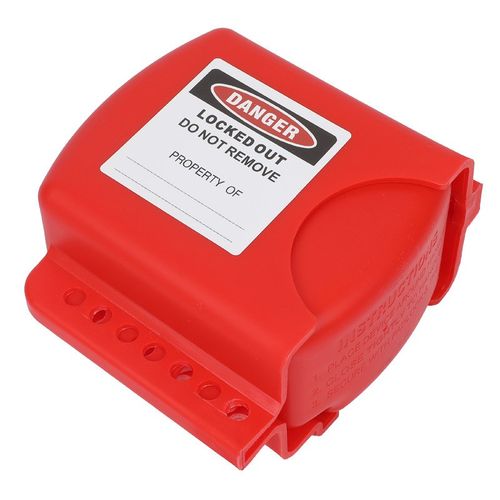 QVAND全盾 可调节法兰球阀锁DN25-DN125通用法兰式阀门锁具M-H24