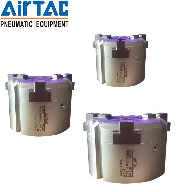 假一罚十亚德客三爪气动手指气缸HFCY-10/16/20/25/32/40/50/63