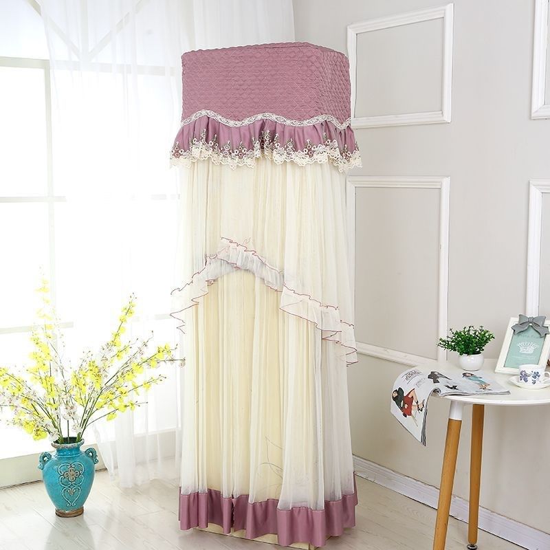 厂家 空调罩柜机立式方形柜式空调套防尘罩布艺3匹2P开机不取