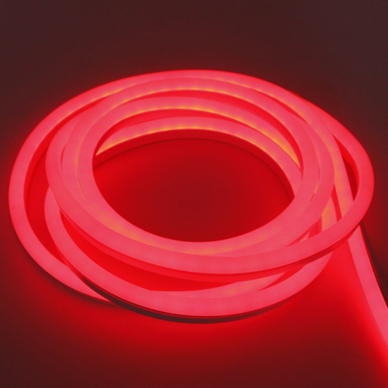 1023霓虹灯带 红色发光线性防水硅胶灯带 柔性造型装饰霓虹灯