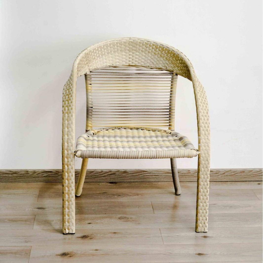 户外藤椅庭院花园阳台单人休闲轻奢手工编藤椅子