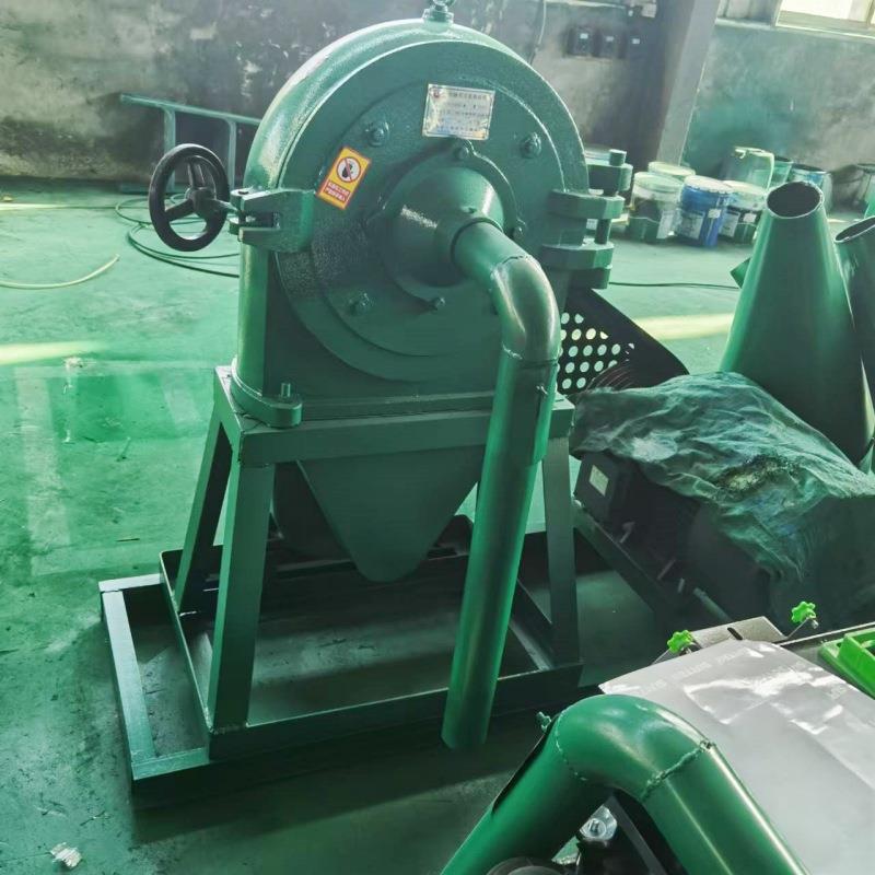 榨油豆饼粉碎机大型饲料加工机玉米黄豆高粱自吸式齿爪粉碎机