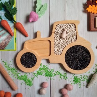 蒙戏感官盆儿童早k教益托游氏盆开放性材料智盘瑞吉欧幼儿园教玩