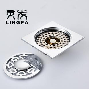 铜防臭地漏卫生间洗衣机浅水封纯铜地漏单用双用淋浴房地漏