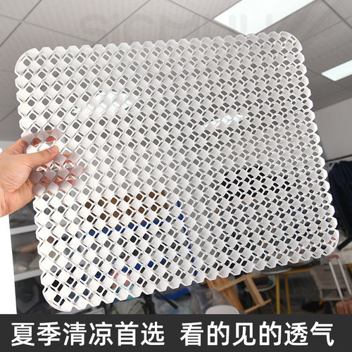 夏季冰凉通风透气制衣厂服装x厂员工座垫网状椅垫凳子椅子镂空坐