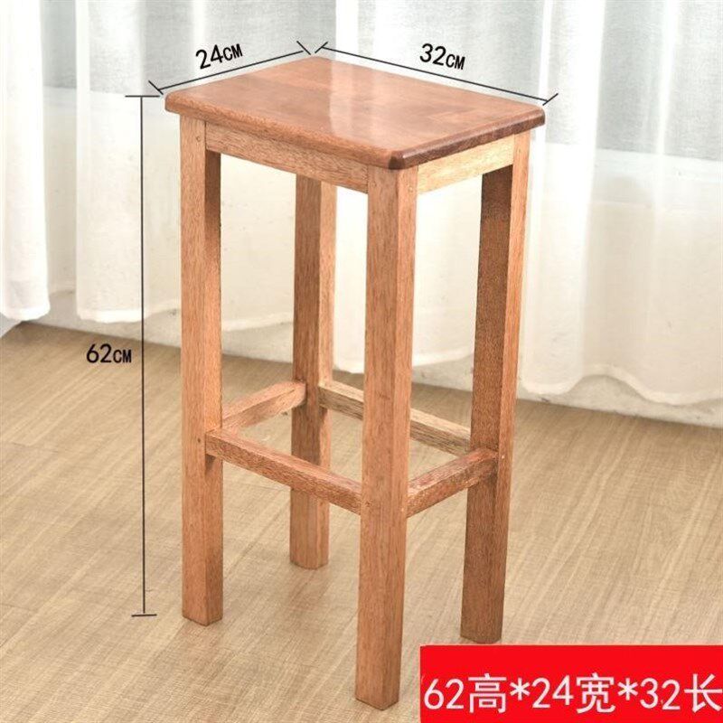 橡木实木小凳子家用简约矮凳橡木小方凳木板凳椅子小Z木凳凉板椅