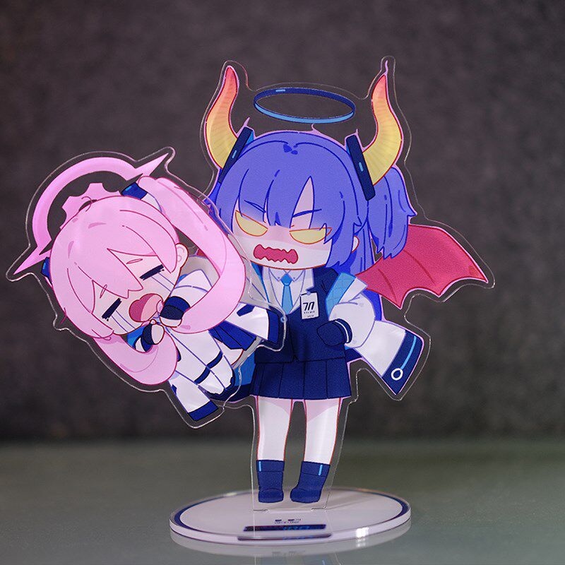 [现货直d发]蔚蓝档案同人魔王优香&小雪旋转立牌
