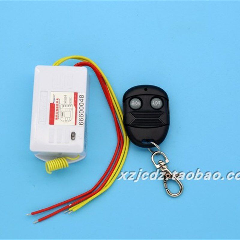 220v500w正实无线遥控开关远距离穿墙leMd电灯水泵家用电器带手动