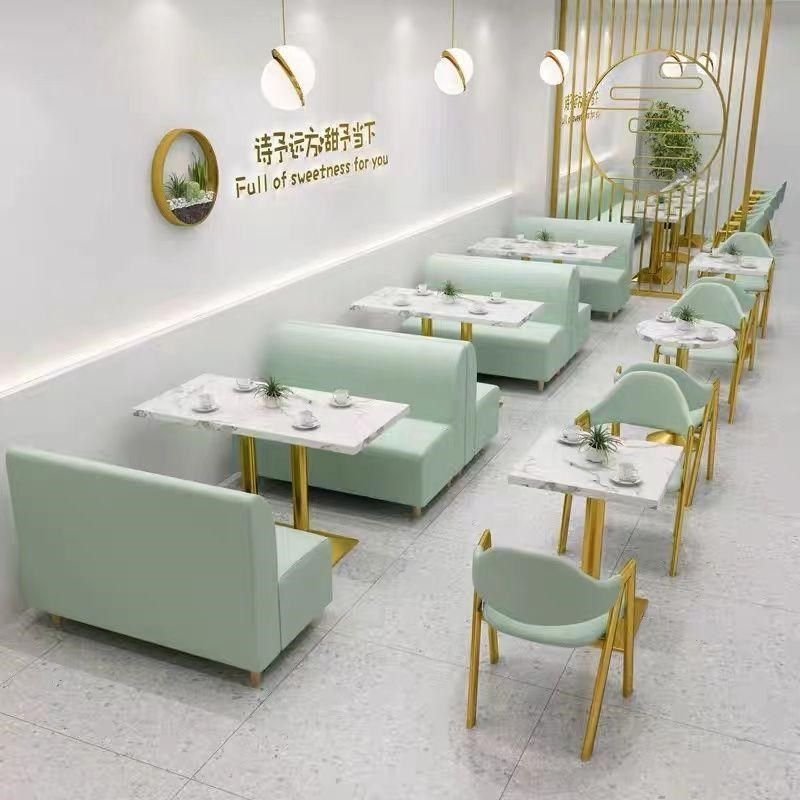 奶茶店桌椅酒吧座椅n咖啡厅西餐椅甜品店清吧餐饮卡座沙发组合
