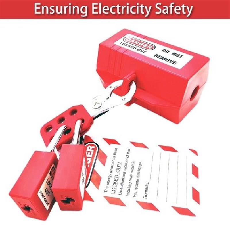 35Pc Lotokit,Portable Lockout Tagout ElectricalX Kit For