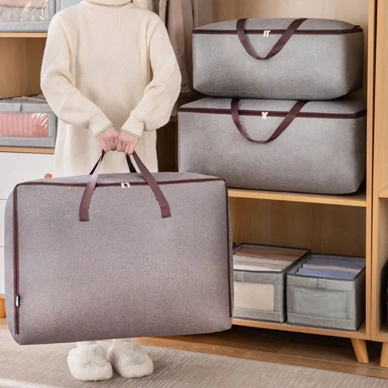Storage Pouch Bag Waterproof Oxford Cloth For HousVehold Eas