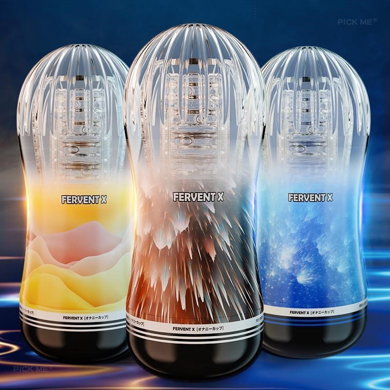 Transparent manlual penis exerciser Male masturbator Sex toy