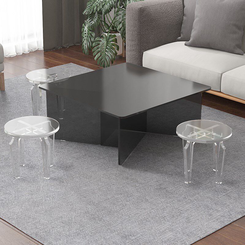 亚克力吧b台凳透明水晶质感客厅沙发高脚椅加厚浴室洗澡凳,住宅家具,高脚凳,淘宝优惠券,粉丝福利购,淘宝优惠卷