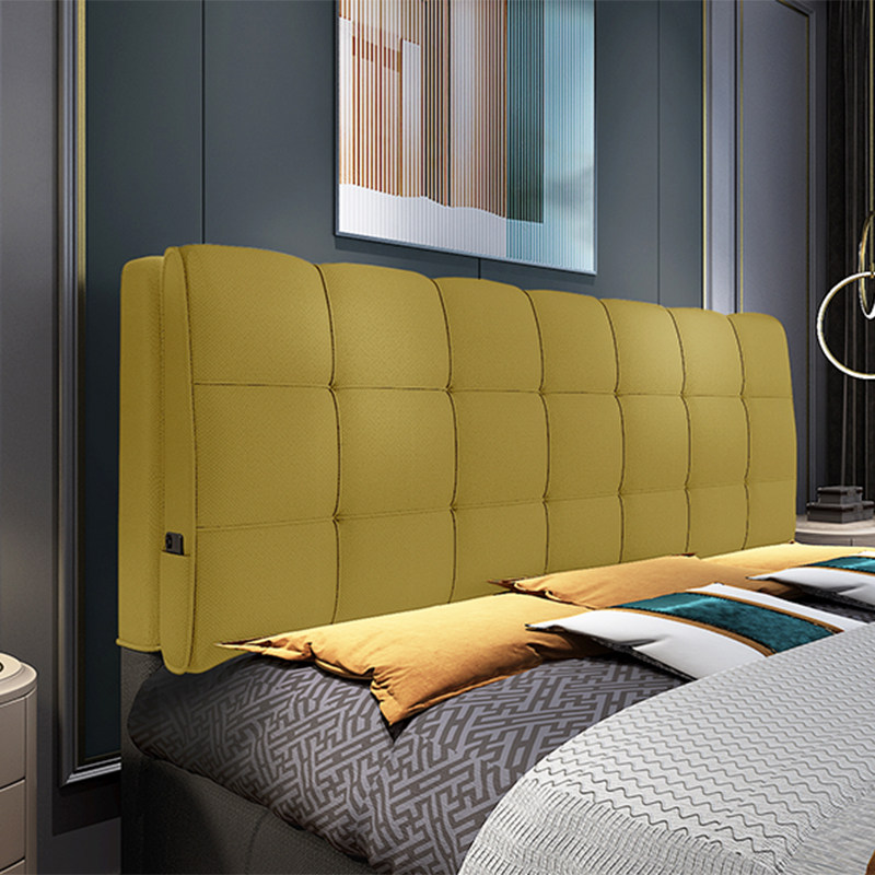 榻榻米床头靠垫软包科技布免洗罩套E无卧室海绵大靠背自粘欧式订,居家布艺,床头靠垫,淘宝优惠券,粉丝福利购,淘宝优惠卷