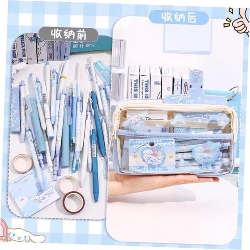 cinnamoroll文具盒 kuromiv笔袋 cute pencil case sanrio文具卡