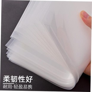 transparent bag透明 plastic folder file pockeft envelope