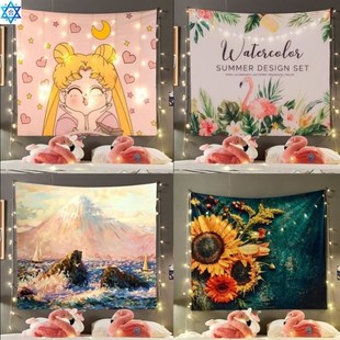 tapestries deco cloth Wall paintingx bedside hanging bedroom