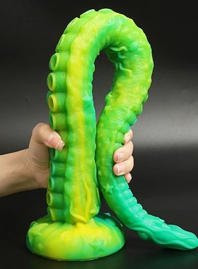 Long Butt Plug Tentacle Dildo Penis Progressive VagWina Octo