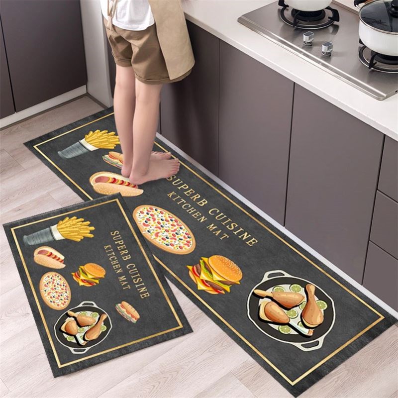 2024 Kitchen floor mat toyilet floor mat door carpet厨房地垫