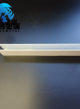 U型铝槽白色U型铝槽16.5301.8内宽12.9铝合金u形槽包边条玻璃