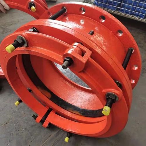 铸管防脱甲管80-600生产厂家球墨铸铁单法兰伸缩节