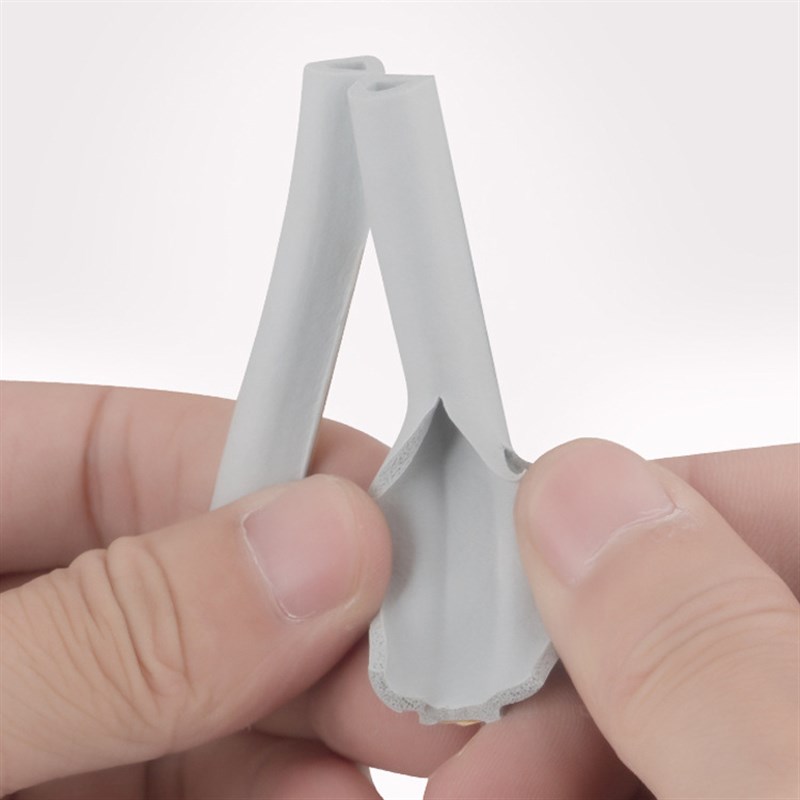 自粘型门窗密封条实心汽车门缝办公室玻璃硅胶断桥铝加厚橡胶条