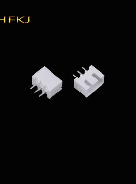 XH-2A针座 2.54mm直针 TJC3白色连接器母座 xh-3A 4A 5A 6A 20A