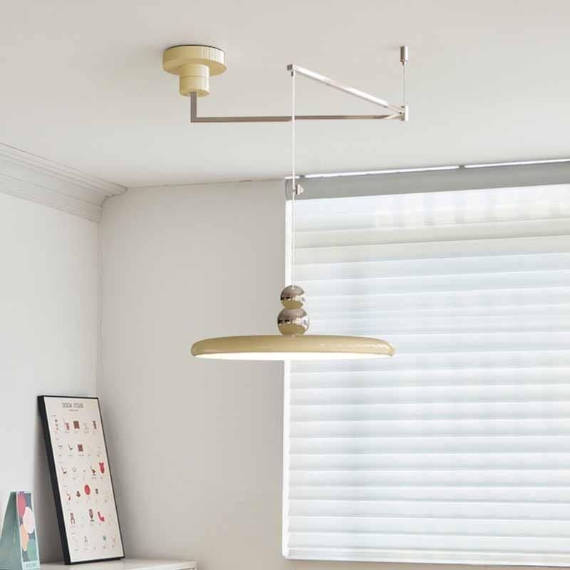 法式摇臂餐厅小吊灯简约现代飞碟餐桌灯可移位伸缩饭厅灯吧台灯具,家装灯饰光源,客厅吊灯,淘宝优惠券,粉丝福利购,淘宝优惠卷