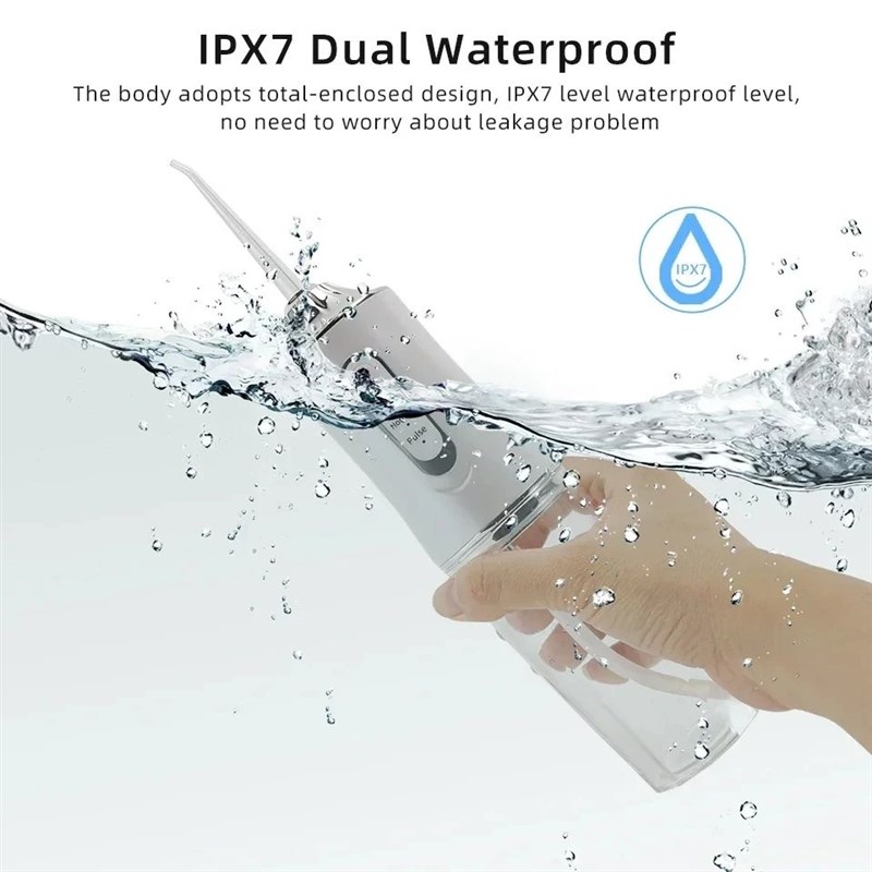 Portable Smart Electric Oral Irrigator WatePr Flosser 4 Jets