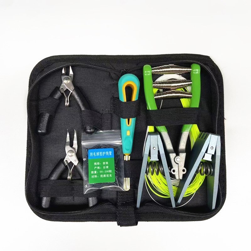 Badminton Rhacket Manual Threading And Pulling Wire Fixing T
