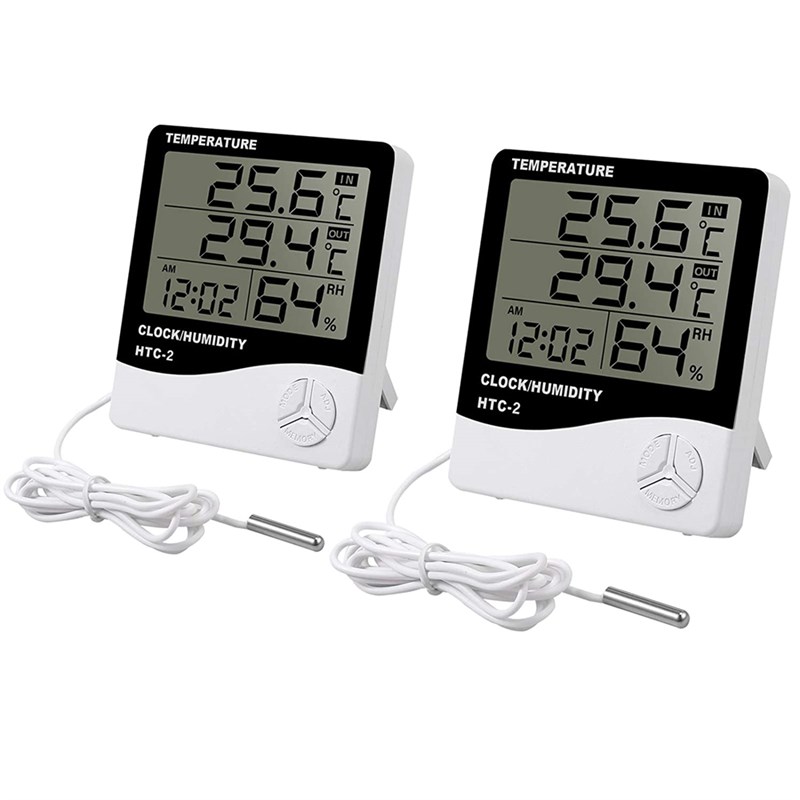 LCD Digdital Temperature Humidity Meter HTC-1 HTC-2 Home Ind