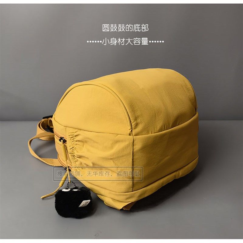 (送黑煤球--双层容量)休闲圆鼓鼓尼龙双肩包轻便防泼水小背包女,箱包皮具/热销女包/男包,双肩背包,淘宝优惠券,粉丝福利购,淘宝优惠卷