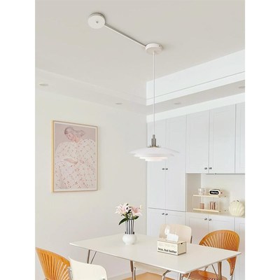 吊灯移位器餐厅灯吸顶o座灯具DIY改位神器免开槽底座可移位配件