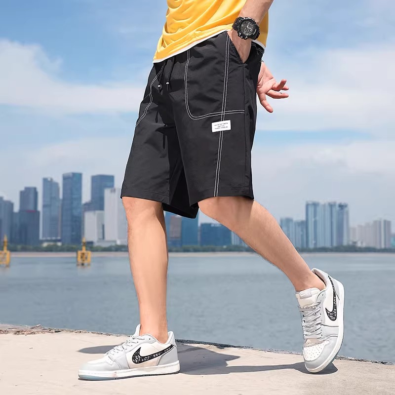 URBAN OWL夏季美式军绿色工装裤薄款宽松五分裤休闲外穿裤子