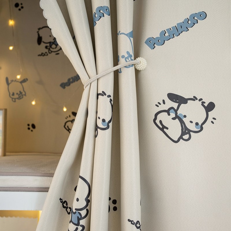 宿舍床帘强遮光加厚上下铺寝室大学生帘子围M帘卡通窗帘遮挡布男